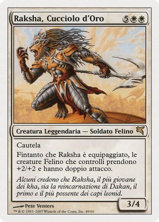 Raskha Golden Cub (Italian) - "Raksha, Cucciolo d'Oro"