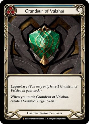 Grandeur of Valahai - Everfest - Flesh and Blood TCG