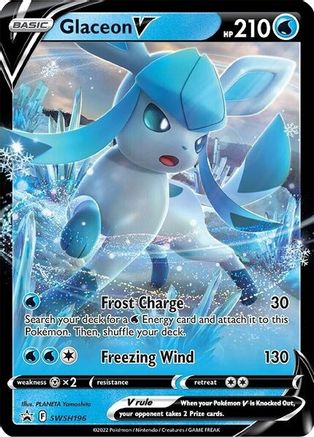 SWSH: Sword & Shield Promo Cards Glaceon V #SWSH196