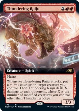 Thundering Raiju (Extended Art)