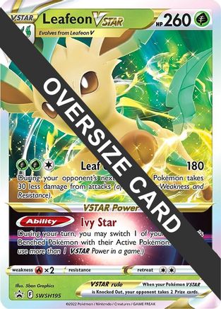 Jumbo Cards Leafeon VSTAR #SWSH195
