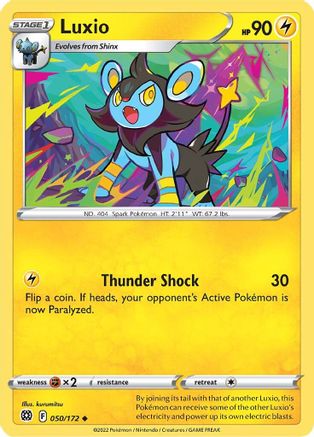 SWSH09: Brilliant Stars Luxio #050