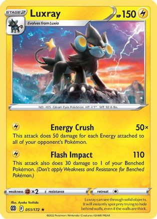 SWSH09: Brilliant Stars Luxray #051