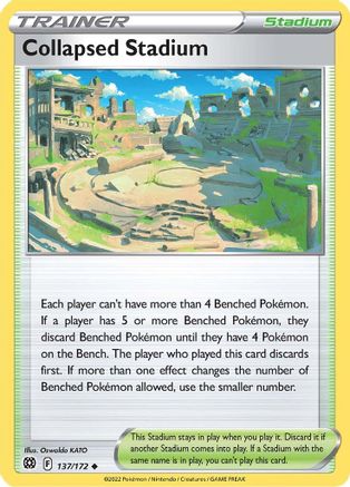 Pokemon Trading Card Game 131/172 Blunder Policy : Uncommon Card