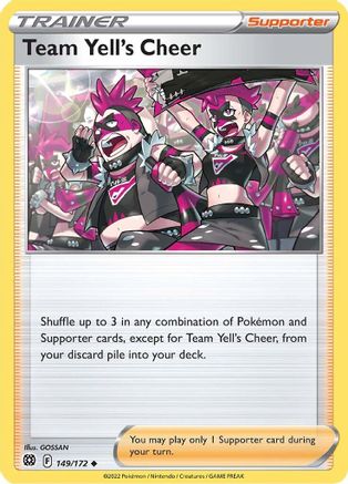SWSH09: Brilliant Stars Team Yell's Cheer #149