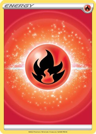 Fire Energy (2022 Unnumbered)  Brilliant Stars Pokémon card