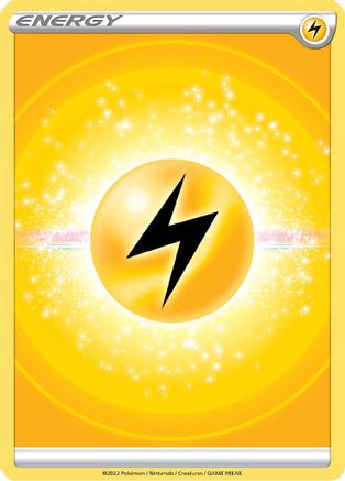 Lightning Energy (2022 Unnumbered)  Brilliant Stars Pokémon card