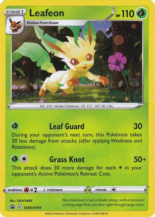 SWSH: Sword & Shield Promo Cards Leafeon #SWSH191