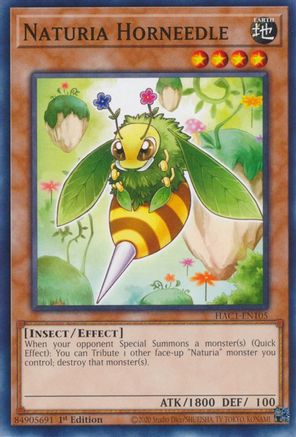 Common 1st Edition Hidden Arsenal: Chapter HAC1-EN108 3x Naturia Butterfly