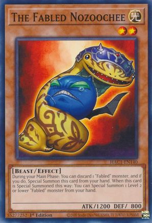 The Fabled Nozoochee Hidden Arsenal Chapter 1 Yugioh