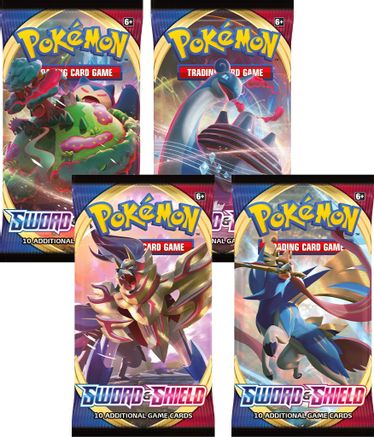 Booster Pack Base Set One Factory Sealed Pack Pokemon Sword & Shield 
