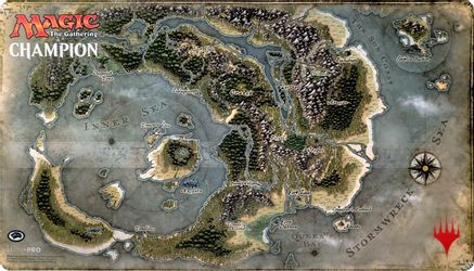 Magic Store Champion 2018 Playmat: Ixalan Map - Magic Promotional