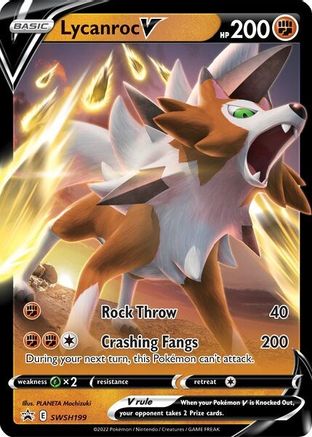 SWSH: Sword & Shield Promo Cards Lycanroc V #SWSH199
