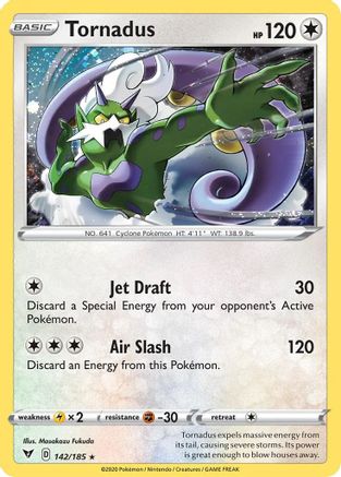 Blister Exclusives Tornadus - 142/185 (Cosmos Holo) #142