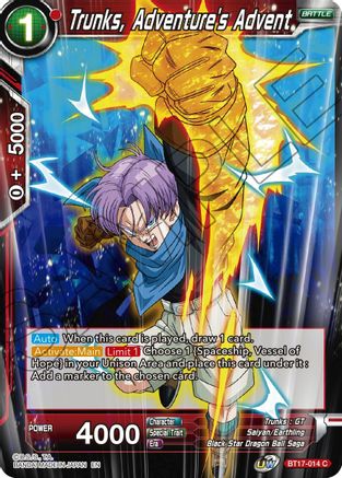 Trunks, Adventure's Advent - Ultimate Squad - Dragon Ball Super: Masters