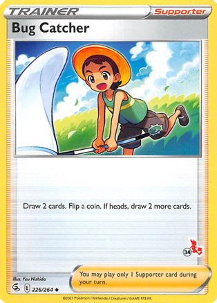 Battle Academy 2022 Bug Catcher - 226/264 (#34 Cinderace Stamped) #226