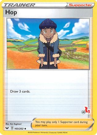 Battle Academy 2022 Hop - 165/202 (#41 Cinderace Stamped) #165