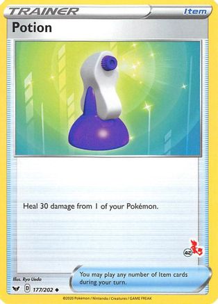 Battle Academy 2022 Potion - 177/202 (#42 Cinderace Stamped) #177
