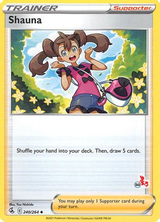 Battle Academy 2022 Shauna - 240/264 (#50 Cinderace Stamped) #240