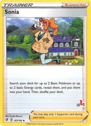 Battle Academy 2022 Sonia - 167/192 (#45 Cinderace Stamped) #167