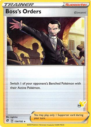 Battle Academy 2022 Boss's Orders - 154/192 (#44 Pikachu Stamped) #154