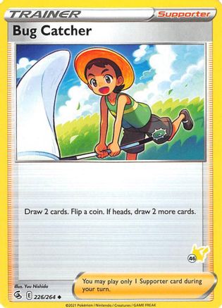 Battle Academy 2022 Bug Catcher - 226/264 (#46 Pikachu Stamped) #226