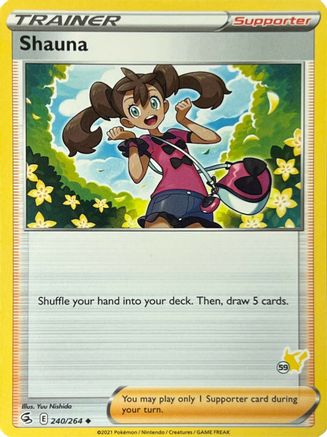 Battle Academy 2022 Shauna - 240/264 (#59 Pikachu Stamped) #240