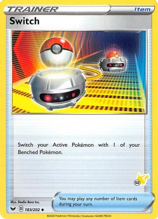 Battle Academy 2022 Switch - 183/202 (#52 Pikachu Stamped) #183
