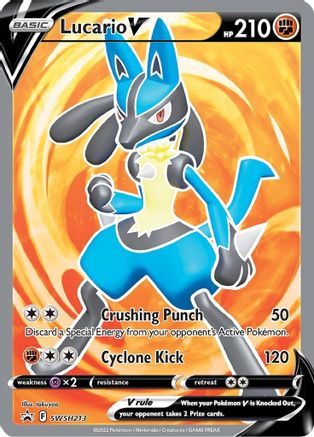 SWSH: Sword & Shield Promo Cards Lucario V #SWSH213