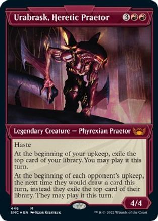 Urabrask, Heretic Praetor (Showcase) (Foil Etched)