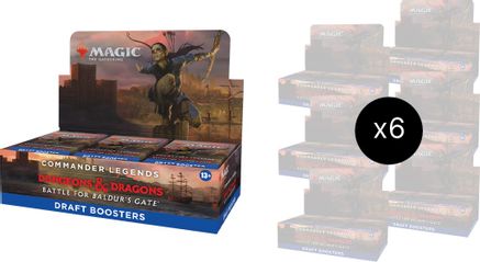 Commander Legends Battle for Baldurs Gate Draft Booster Box Case