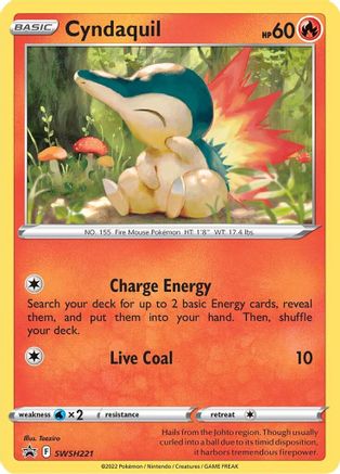 SWSH: Sword & Shield Promo Cards Cyndaquil #SWSH221