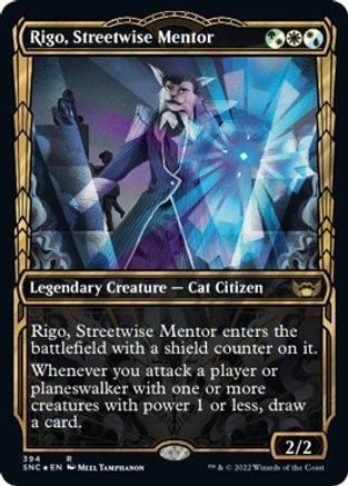 Rigo, Streetwise Mentor (Gilded Foil)