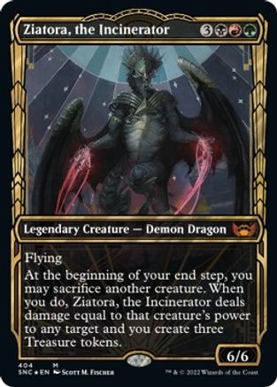 Ziatora, the Incinerator (Gilded Foil)