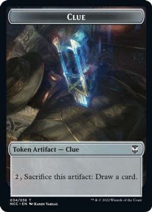 Clue // Elemental (005) Double-Sided Token