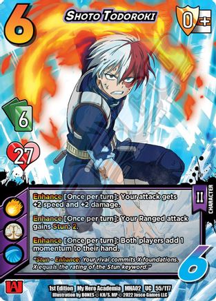 Shoto Todoroki - UniVersus: My Hero Academia: Crimson Rampage - UniVersus