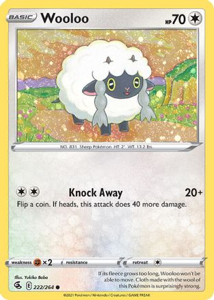Miscellaneous Cards & Products Wooloo - 222/264 (Cosmos Holo) #222
