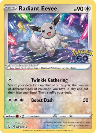 SWSH: Sword & Shield Promo Cards Radiant Eevee #SWSH230