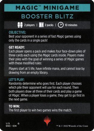 Magic Minigame: Booster Blitz