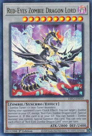 Red-Eyes Zombie Dragon Lord - Dimension Force - YuGiOh