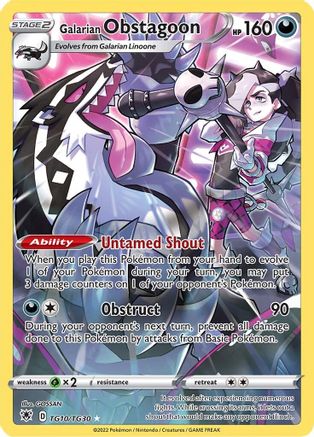 Galarian Obstagoon - SWSH10: Astral Radiance Trainer Gallery - Pokemon