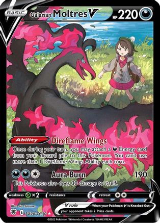 Pokemon TCG - s5a - 045/070 (RR) - Galarian Moltres V