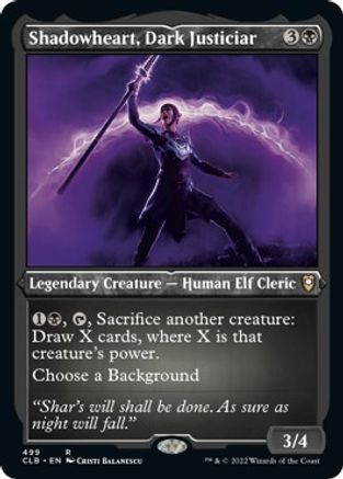 Shadowheart, Dark Justiciar (Foil Etched) - Commander Legends: Battle ...