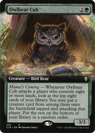 Owlbear Cub (Extended Art)