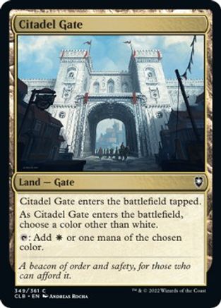 Citadel Gate - Commander Legends: Battle for Baldur's Gate - Magic ...