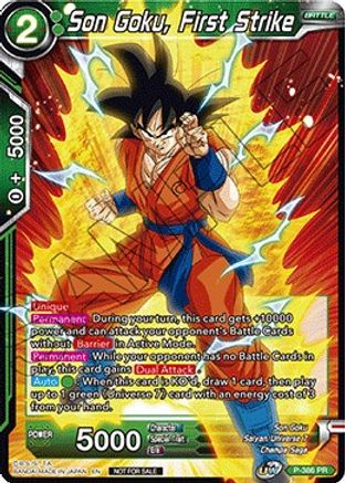 Son Goku, First Strike (Tournament Pack Vol. 8) - Tournament Promotion ...