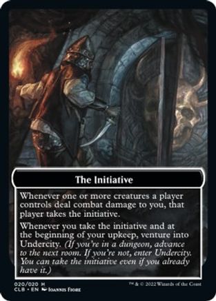 The Initiative // Undercity Double-sided Token - Commander Legends: Battle  for Baldur's Gate - Magic: The Gathering