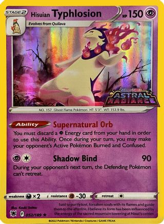 Miscellaneous Cards & Products Hisuian Typhlosion - 052/189 (GameStop Exclusive) #052