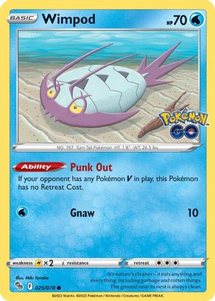 Pokemon GO Wimpod #025