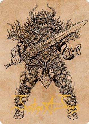 Sarevok, Deathbringer Art Card (Gold-Stamped Signature)